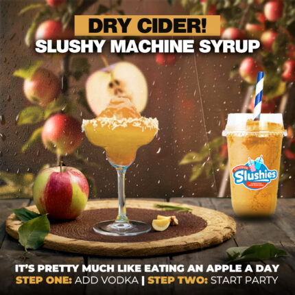 Dry Cider Slush Syrup Mix