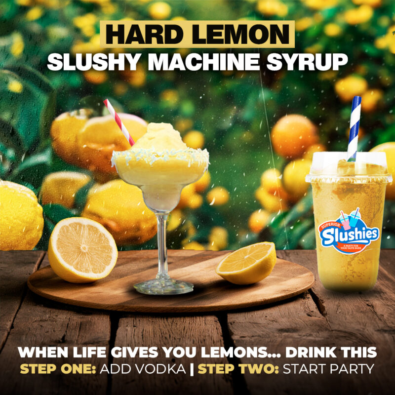 Hard Lemon Slush Syrup Mix